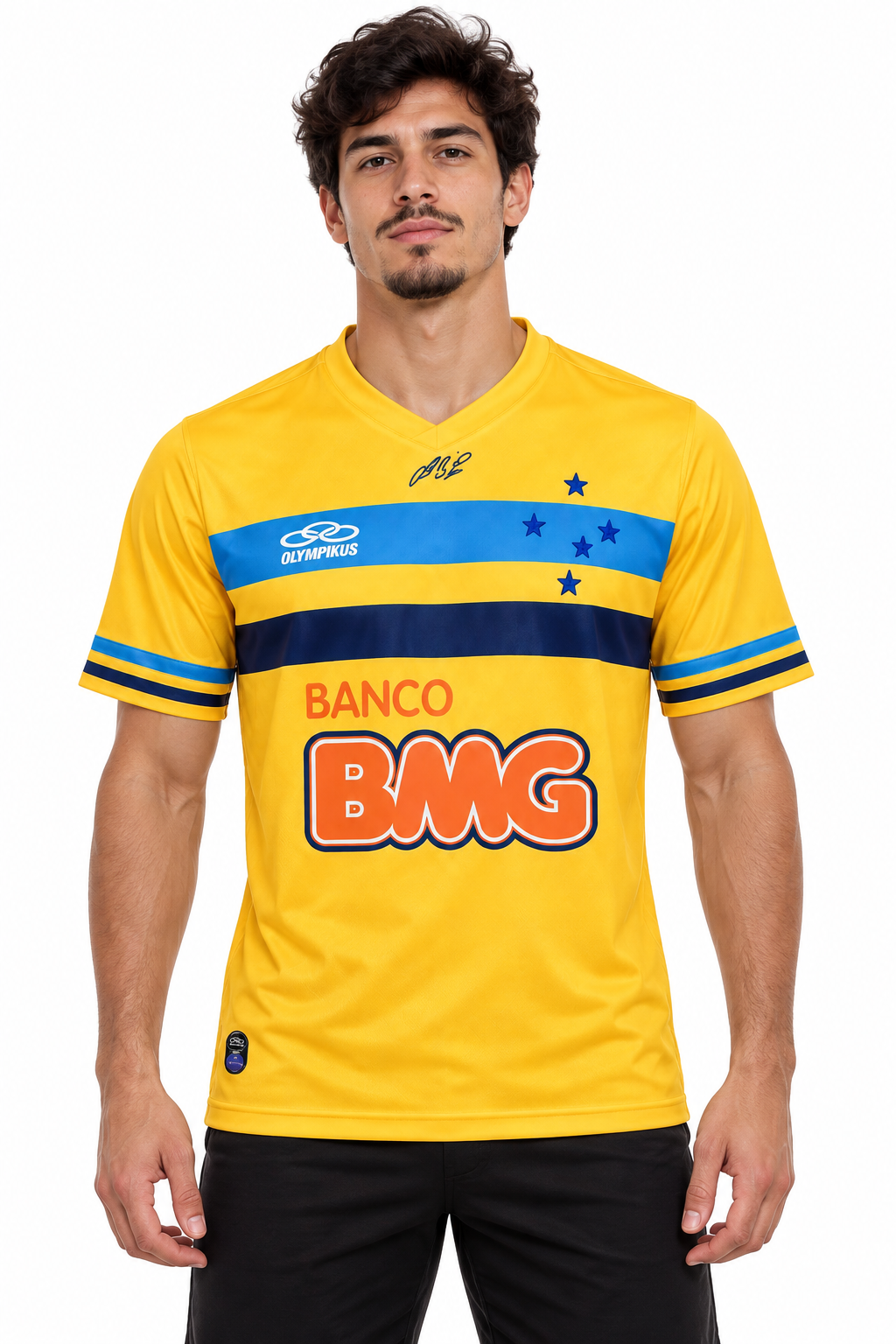 CAMISA CRUZEIRO GOLEIRO RETRÔ 2014 - TORCEDOR