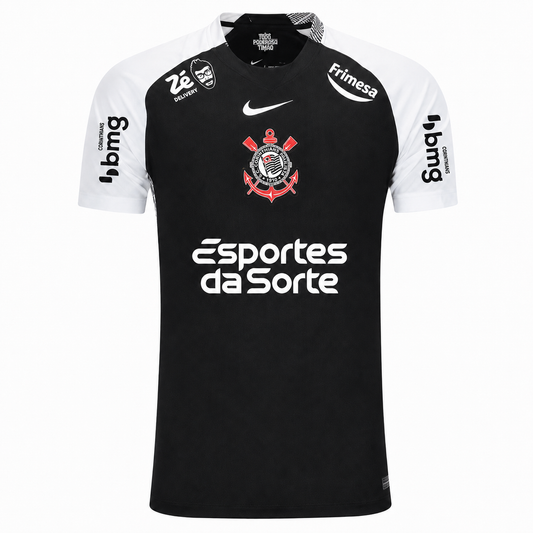 CAMISA CORINTHIANS RESERVA 25/26 FULL PATROCÍNIOS - TORCEDOR