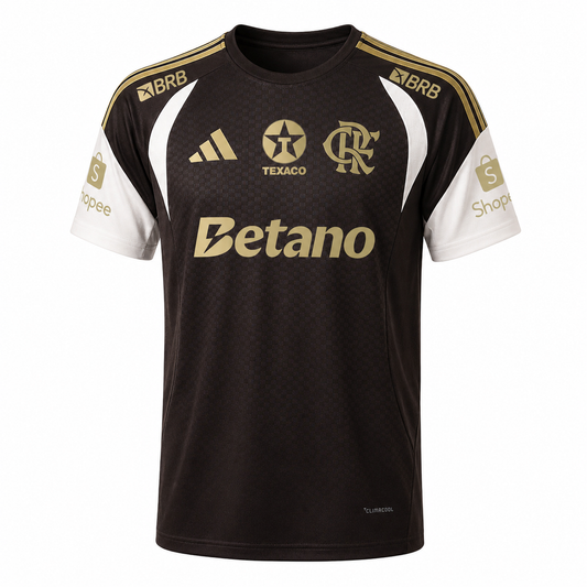 CAMISA FLAMENGO TREINO 26/27 ATLETA FULL PATROCÍNIOS