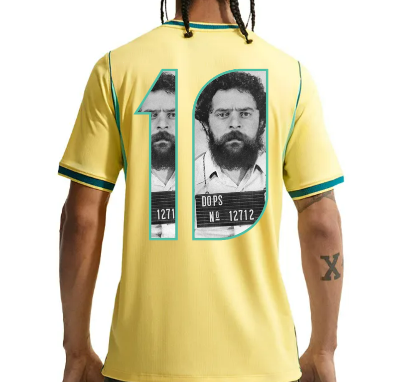 CAMISA BRASIL TITULAR 2026 LULA PRESO TORCEDOR