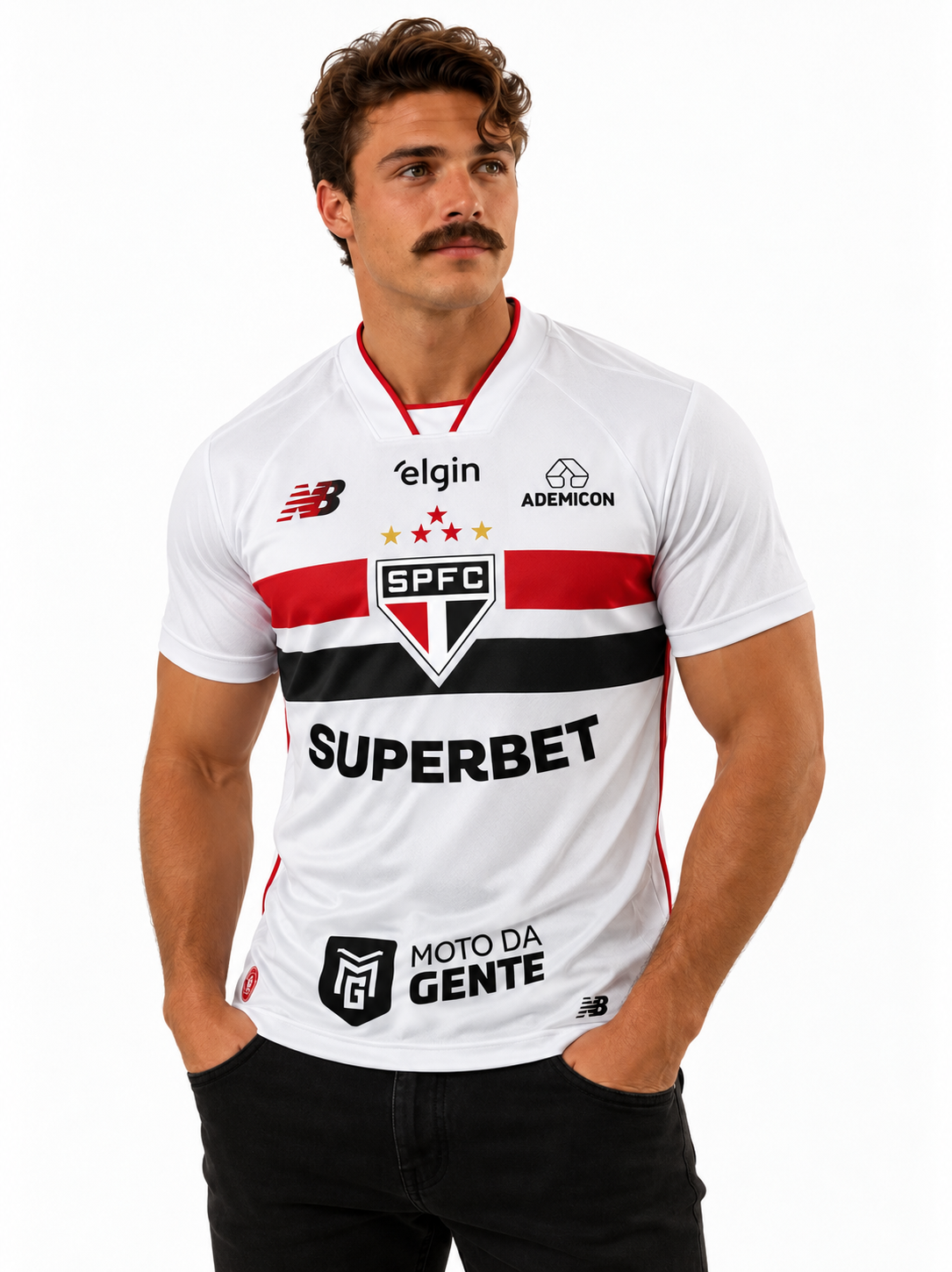 CAMISA SÃO PAULO TITULAR 26/27 FULL PATROCÍNIOS