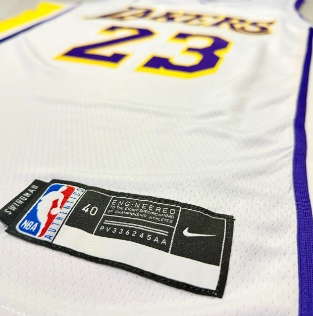 CAMISA LAKERS BRANCA #23 JAMES