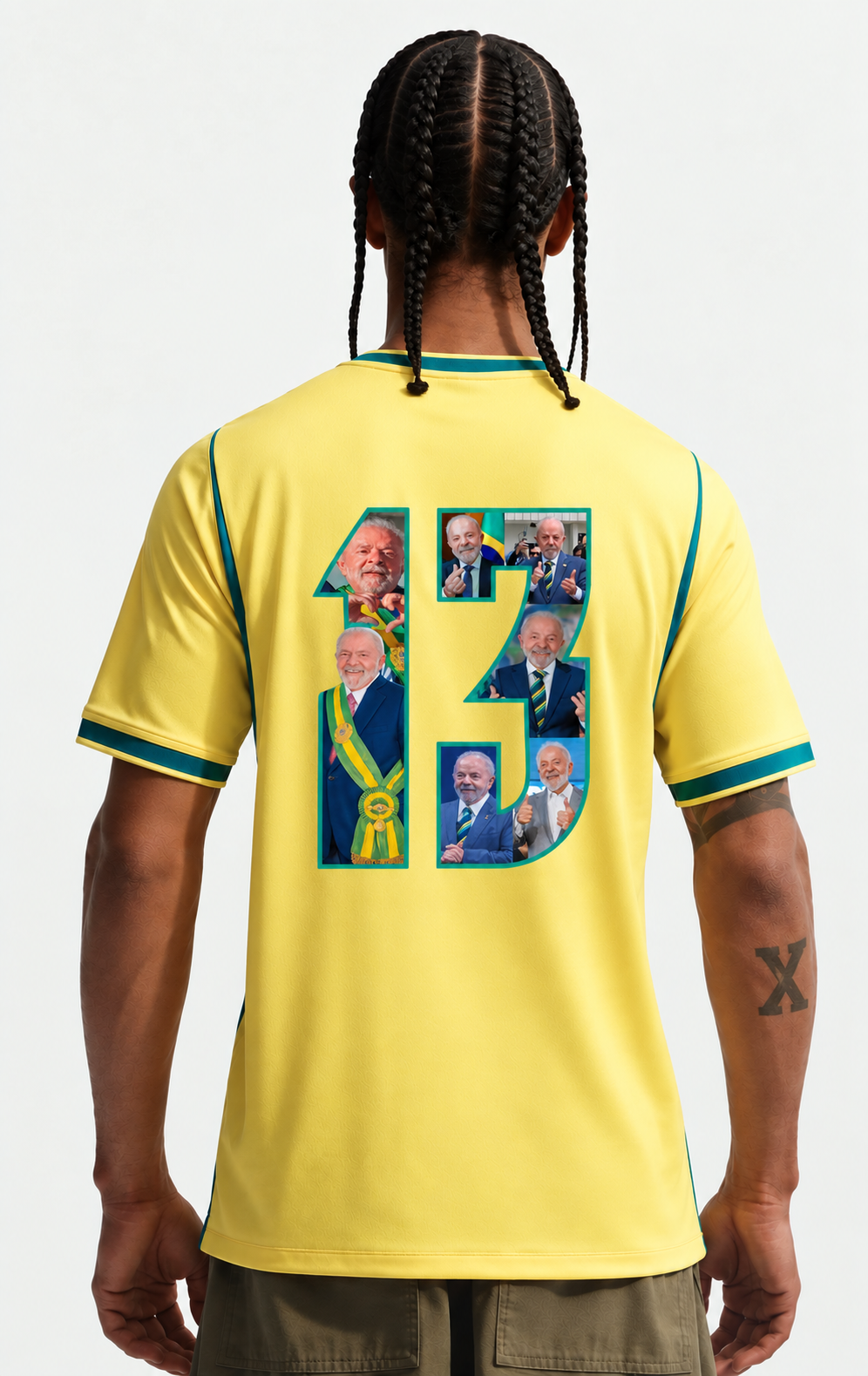 CAMISA BRASIL TITULAR 2026 LULA TORCEDOR