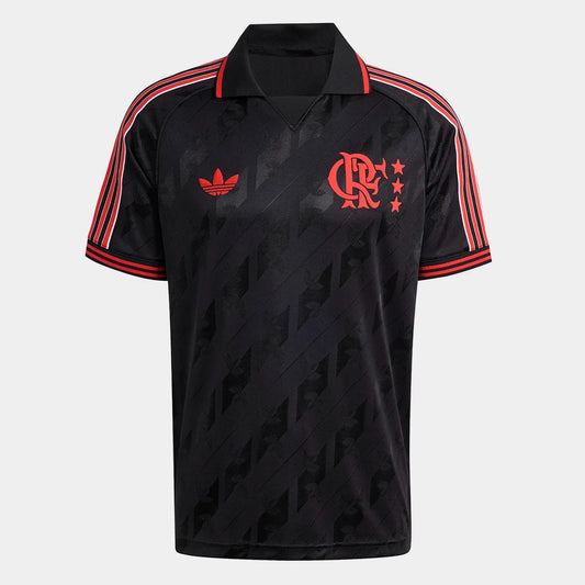 CAMISA FLAMENGO LIFESTYLE BLACK 25/26 - TORCEDOR