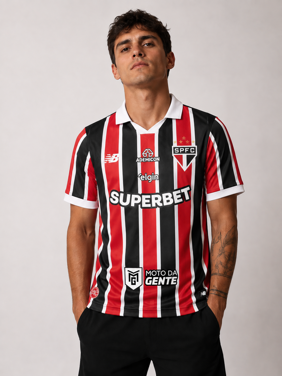 CAMISA SÃO PAULO RESERVA 26/27 - TORCEDOR FULL PATROCINIOS
