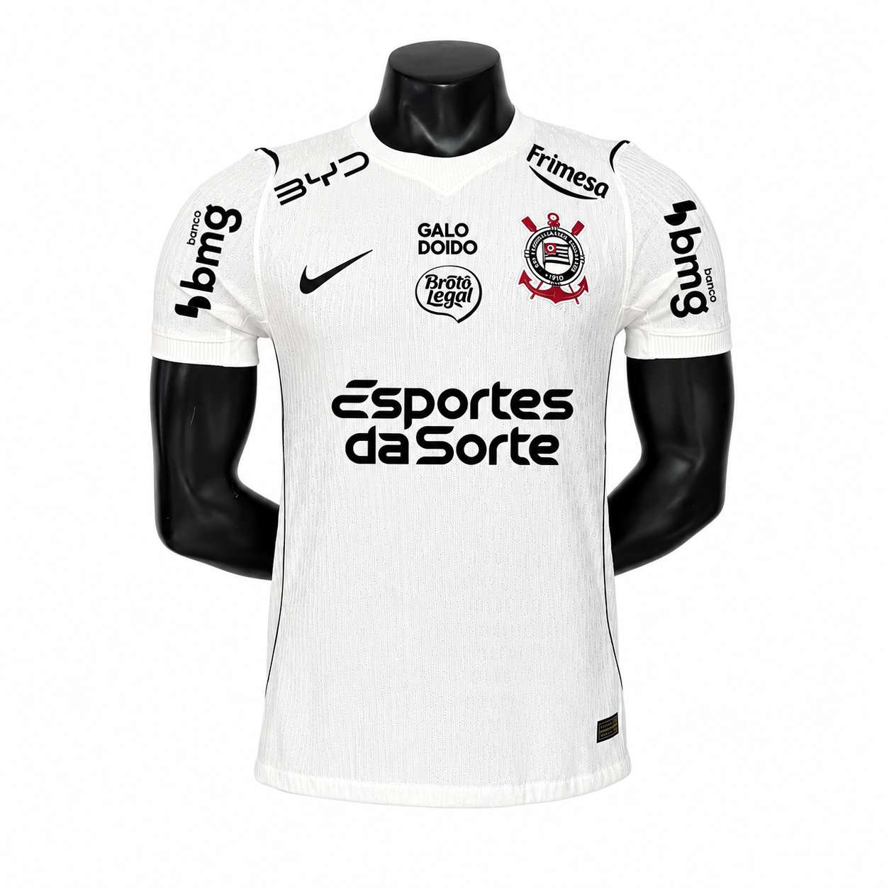 CAMISA CORINTHIANS TITULAR 26/27 FULL PATROCÍNIOS - JOGADOR