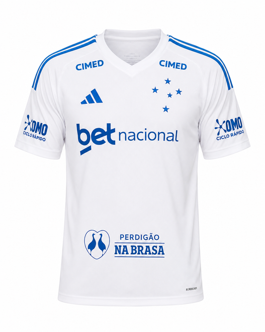 CAMISA CRUZEIRO RESERVA 26/27 FULL PATROCINÍOS