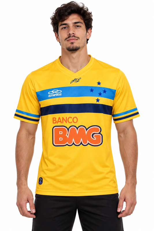 CAMISA CRUZEIRO GOLEIRO RETRÔ 2014 - TORCEDOR