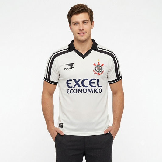 CAMISA CORINTHIANS BRANCA RETRO