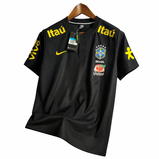 CAMISA POLO BRASIL PRETA