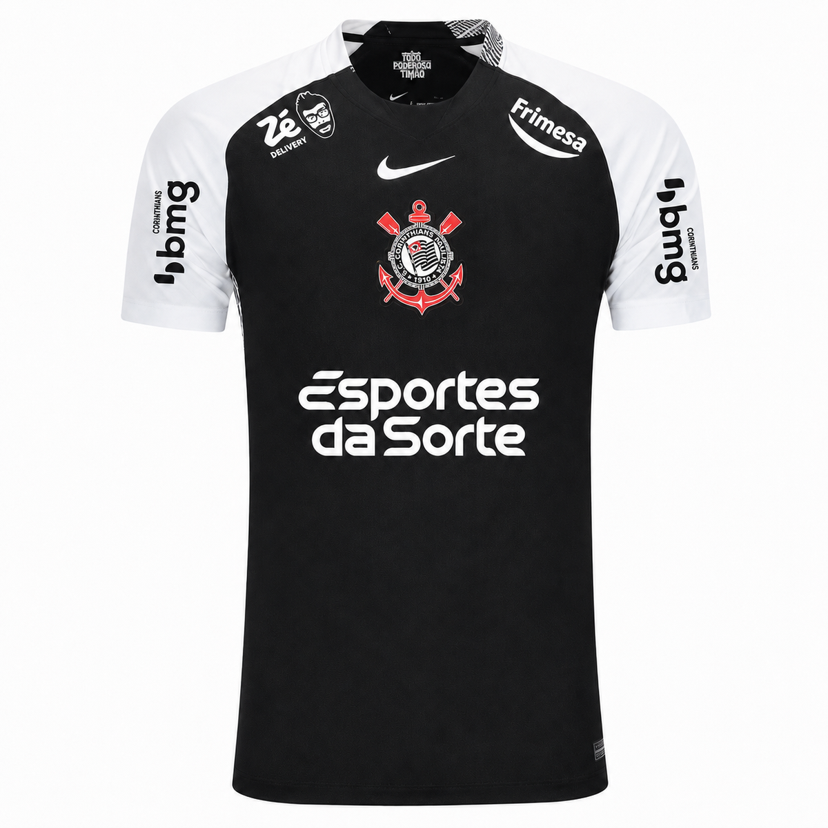 CAMISA CORINTHIANS RESERVA 25/26 FULL PATROCÍNIOS - TORCEDOR