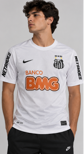CAMISA SANTOS NEYMAR JR TITULAR - RETRO