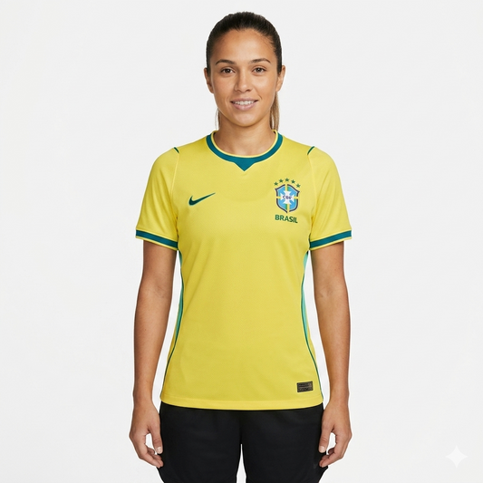 CAMISA BRASIL TITULAR COPA 2026 - FEMININA TORCEDOR