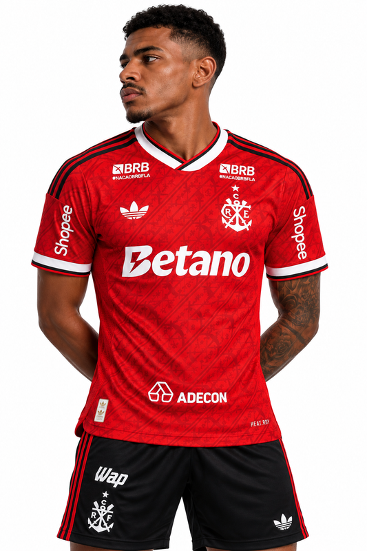 CAMISA FLAMENGO TERCEIRO FULL PATROCÍNIOS 26/27 - JOGADOR