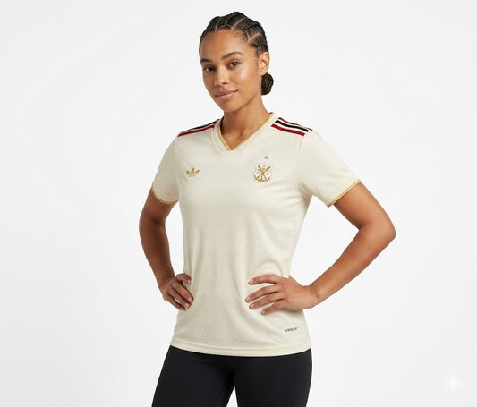 CAMISA FLAMENGO TERCEIRO UNIFORME 25/27 FEMININA