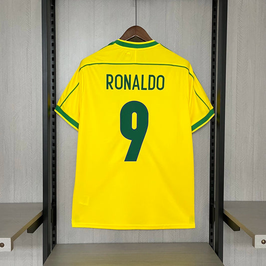 CAMISA BRASIL RETRO 1998 - RONALDO
