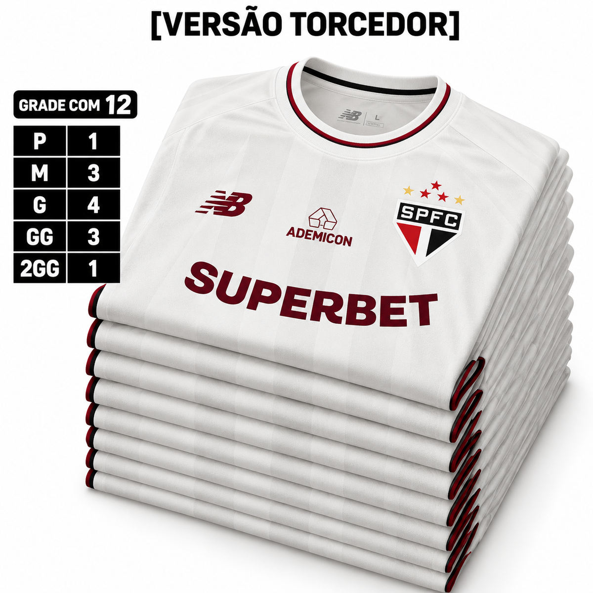 GRADE SÃO PAULO TERCEIRO 26/27 - TORCEDOR