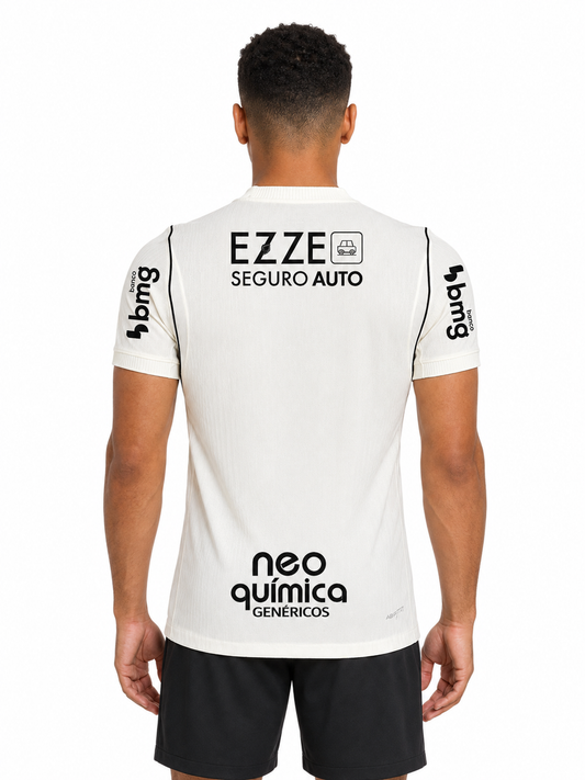 CAMISA CORINTHIANS TITULAR 26/27 FULL PATROCÍNIOS - JOGADOR