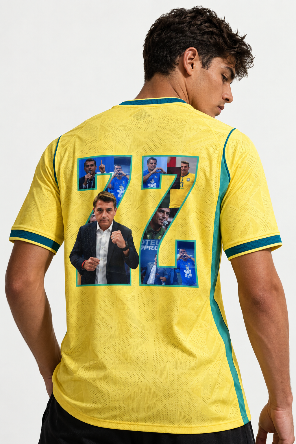 CAMISA BRASIL JOGADOR FLÁVIO BOLSONARO 2026 - JOGADOR