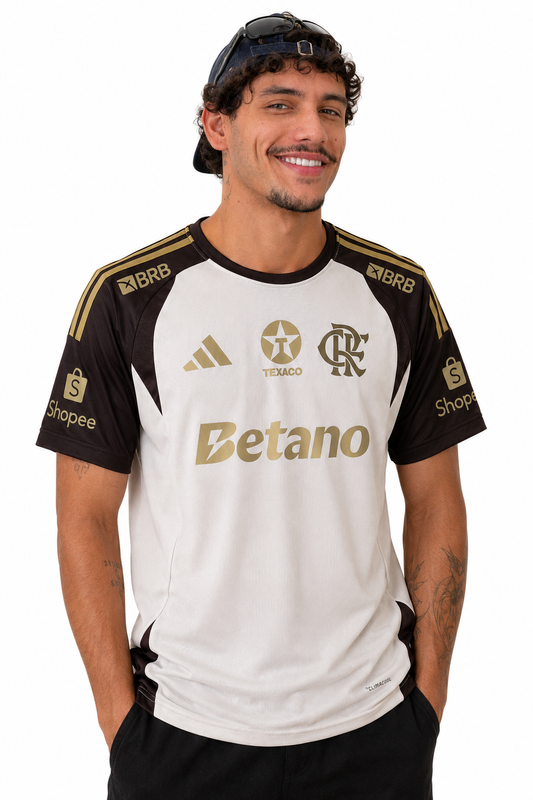 CAMISA FLAMENGO TREINO 26/27 COMISSÃO FULL PATROCÍNIOS