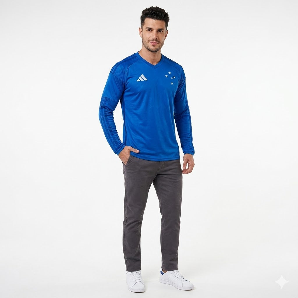 CAMISA CRUZEIRO TITULAR 26/27 MANGA LONGA