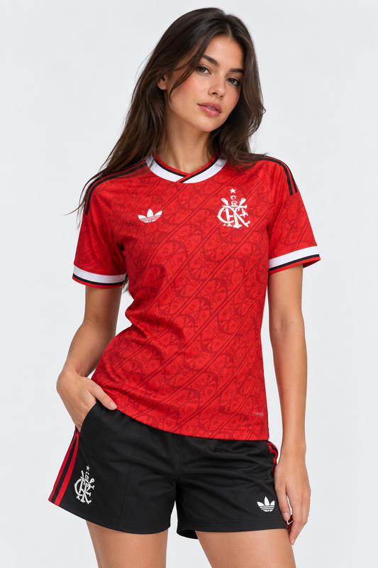CAMISA FLAMENGO TERCEIRO  FEMININA T26/27 - TORCEDOR