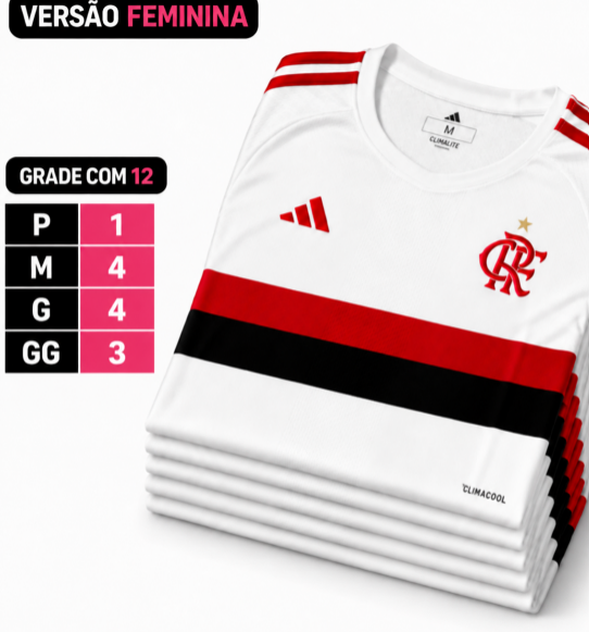 GRADE FLAMENGO RESERVA 26/27 - FEMININA
