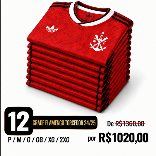 GRADE 12 PEÇAS FLAMENGO TERCEIRO 26/27 - TORCEDOR