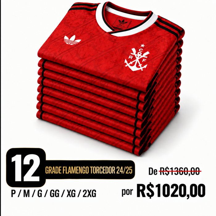 GRADE 12 PEÇAS FLAMENGO TERCEIRO 26/27 - TORCEDOR