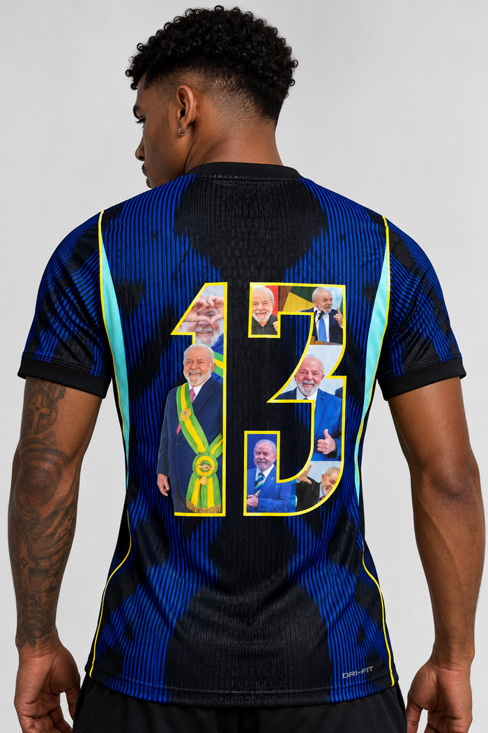 CAMISA BRASIL RESERVA 2026 LULA TORCEDOR