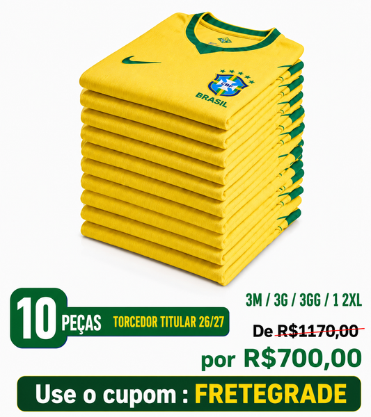 GRADE 10 PEÇAS 3M 3G 3GG 1(2XL) BRASIL TORCEDOR 26/27
