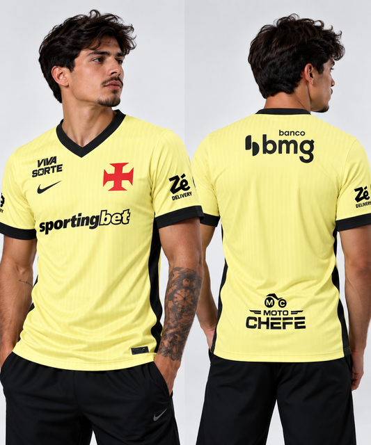 CAMISA FULL PATROCÍNIOS VASCO TERCEIRO UNIFORME 26/27 - JOGADOR