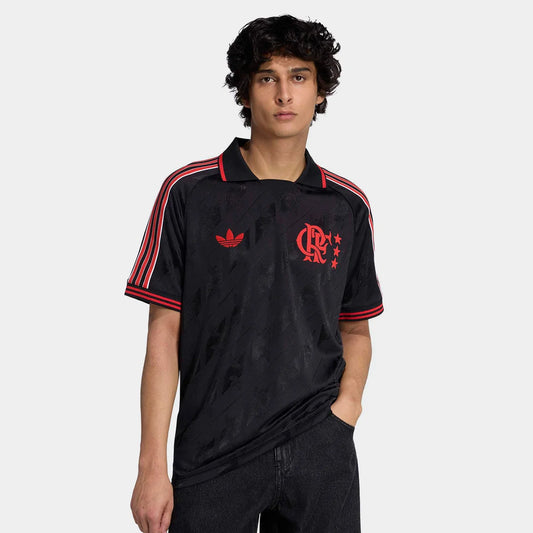 CAMISA FLAMENGO LIFESTYLE BLACK 25/26 - TORCEDOR