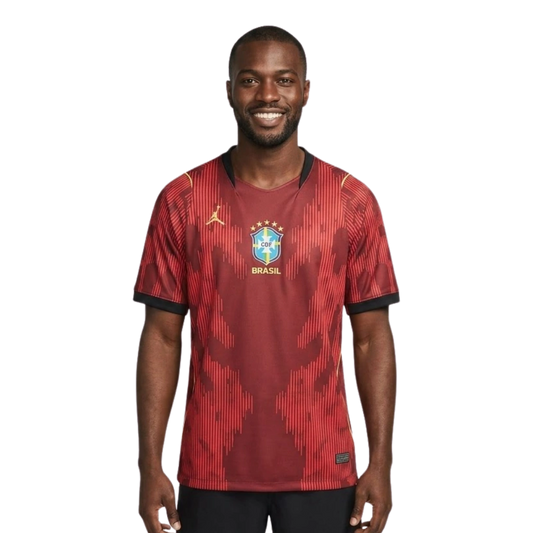 CAMISA BRASIL VERMELHA VERSÃO FÃ 2026 - TORCEDOR