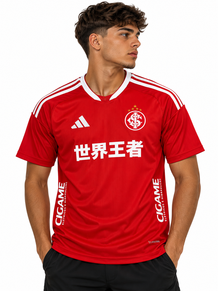 CAMISA INTERNACIONAL TITULAR 26/27 - TORCEDOR FULL PATROCINIOS