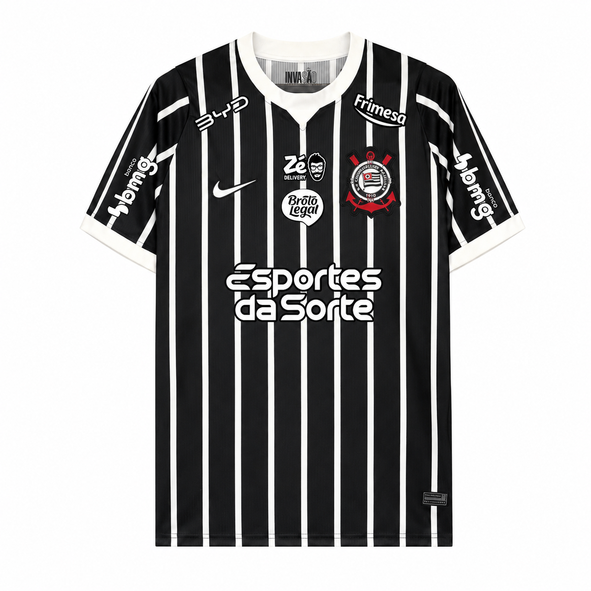 CAMISA CORINTHIANS RESERVA 26/27 FULL PATROCÍNIOS - TORCEDOR