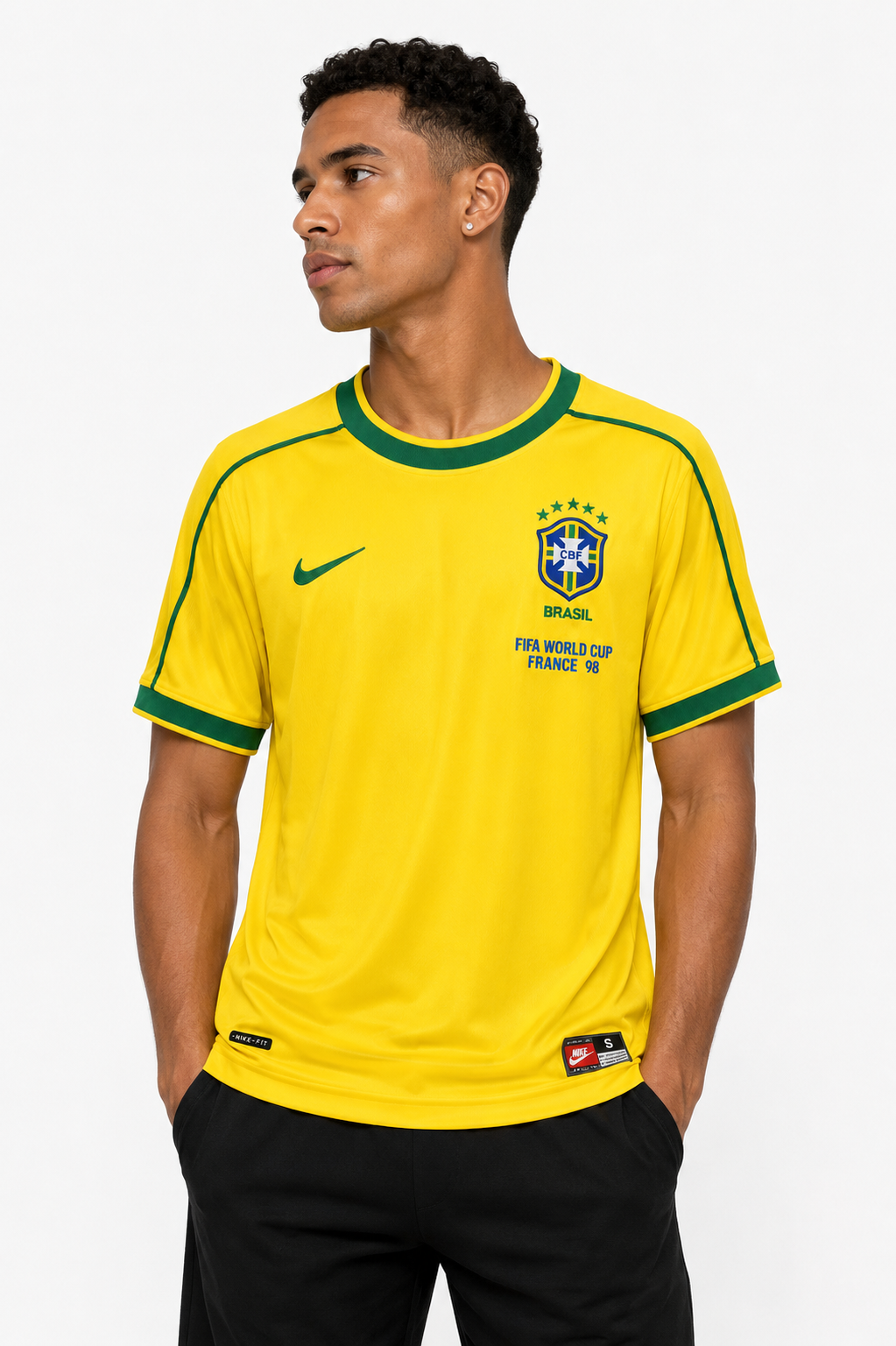 CAMISA BRASIL 1998 -TORCEDOR