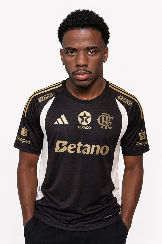 CAMISA FLAMENGO TREINO 26/27 ATLETA FULL PATROCÍNIOS