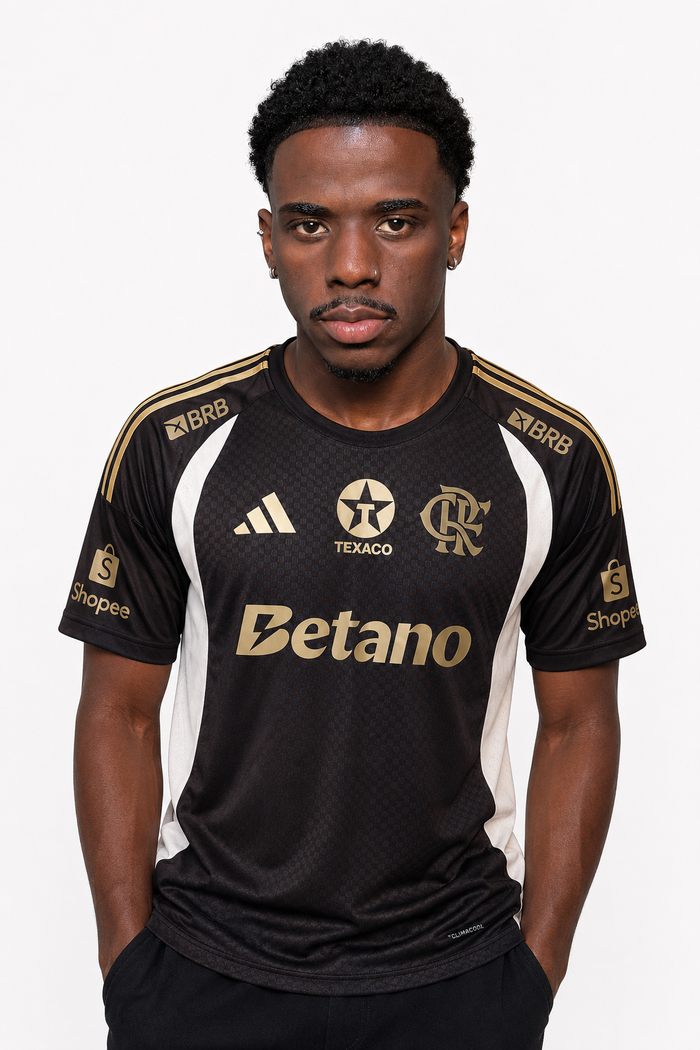 CAMISA FLAMENGO TREINO 26/27 ATLETA FULL PATROCÍNIOS