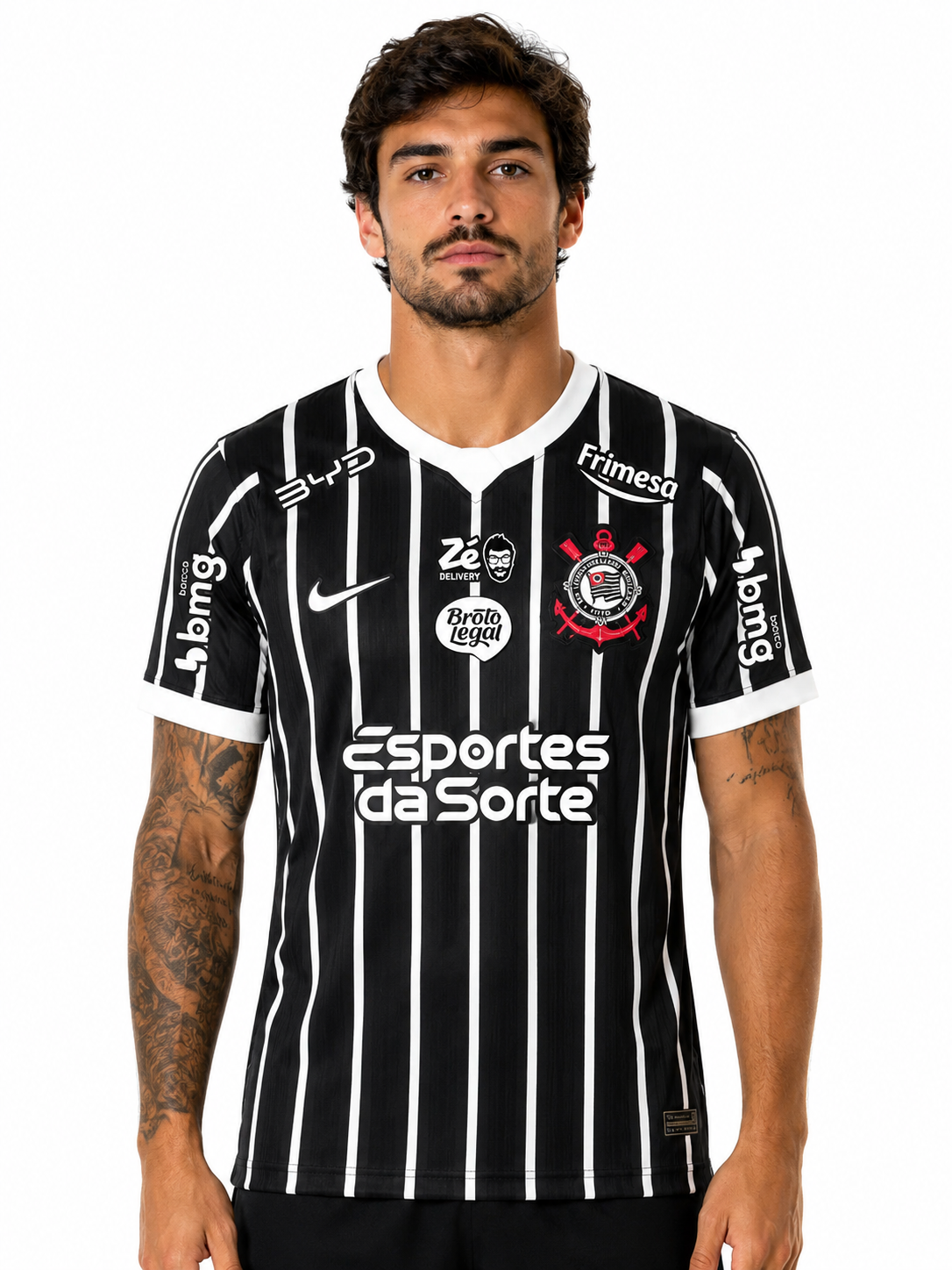 CAMISA CORINTHIANS RESERVA 26/27 FULL PATROCÍNIOS - TORCEDOR