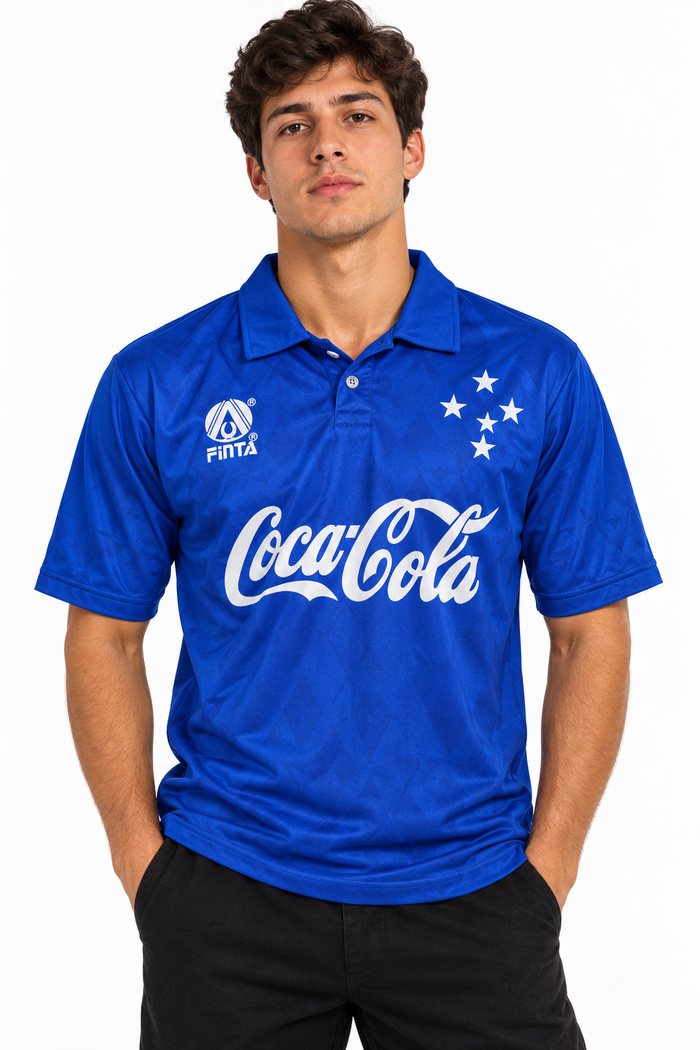 CAMISA CRUZEIRO RETRÔ 1992- TORCEDOR