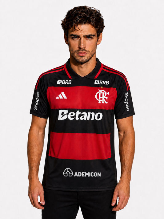 CAMISA FLAMENGO TITULAR 26/27 FULL PATROCINÍOS - JOGADOR