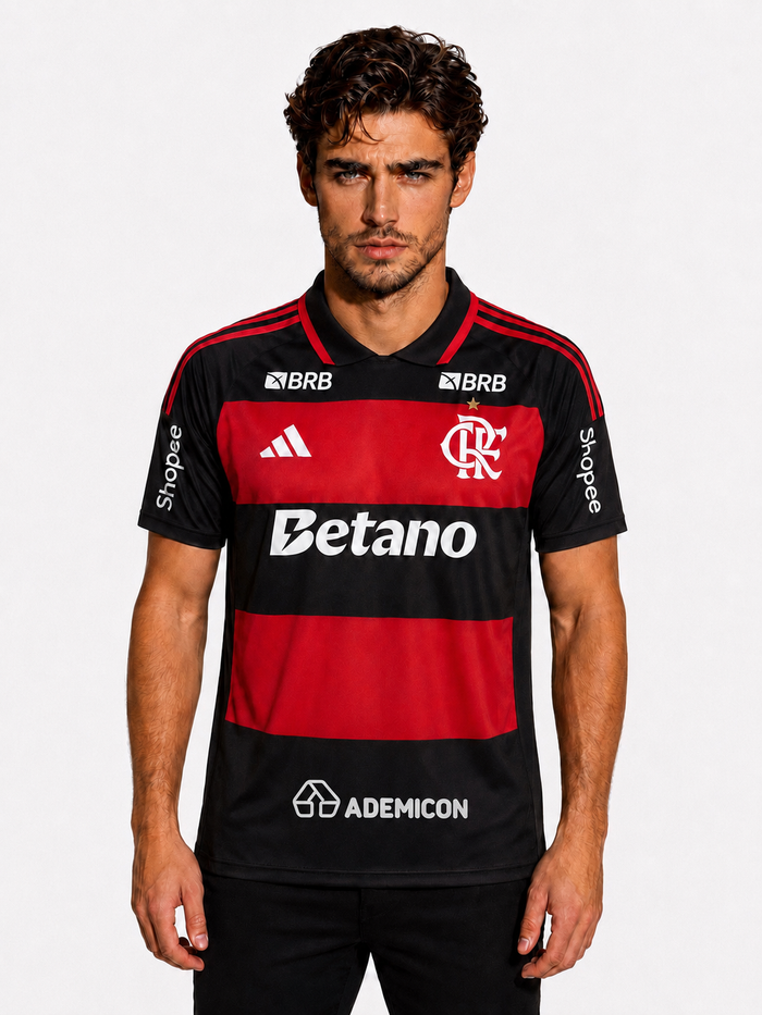 CAMISA FLAMENGO TITULAR 26/27 FULL PATROCINÍOS - JOGADOR