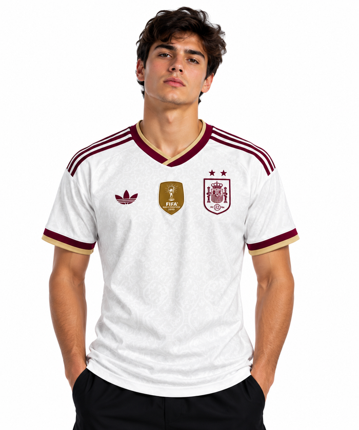 CAMISA ESPANHA RESERVA COM PATCH 26/27 - TORCEDOR